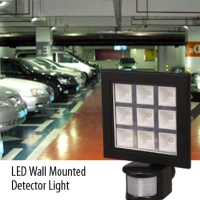 LED Wall Mounted Detector Light