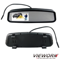 Universal Rear View Mirror With 4.3 TFT LCD Monitor