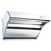 Wall-mount, slant-type Range Hood (W/Electric Degreasing-and-trapping Device)