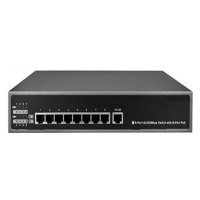 Cens.com 9 Port FE Switch with 8 Port POE, 802.3at, 130W CT LINKS TECHNOLOGY CO., LTD.