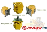 Cens.com Steering pump and Torqflow pump and Transmission pump for KOMATSU bulldozer HUNG RONG COMMUNICATION MECHANISM CO., LTD.