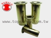 Flat Head (Knurled) Rivet Nut, Closed End