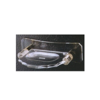 Cens.com Wall-mount, brass-alloy and acrylic soap dish CHIMEI BATHROOM ACCESSORIES