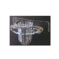 Cens.com Wall-mount, brass-alloy and acrylic gargling cup holder CHIMEI BATHROOM ACCESSORIES