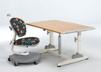 Cens.com Height Adjustable Desk + Swivel Chair w/Footrest TCT NANOTEC CO., LTD.