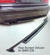 Cens.com Rear Bumper Defuser for BMW E36 DYNAMIK EXHAUST INDUSTRY CO., LTD.