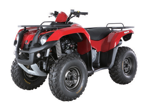 SYM`s most-powerful ATV, the QuadRider 600.