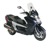 The Myroad 700i high-end touring scooter, the largest-displacement PTW ever made by a Taiwan supplier.