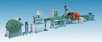 High-end plastic extruding machine developed by Hong San Fu.