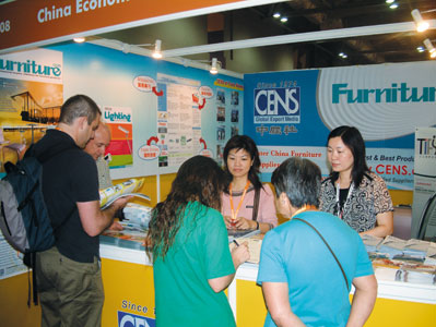 Buyers show keen interest in CENS Furniture magazine published by the Taipei-based China Economic News Service (CENS).