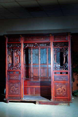 Antique furniture is treasured collections in the museum.