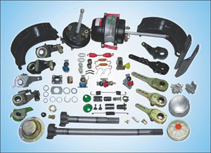 Some of Roadage`s wide-ranging quality trailer and truck parts.