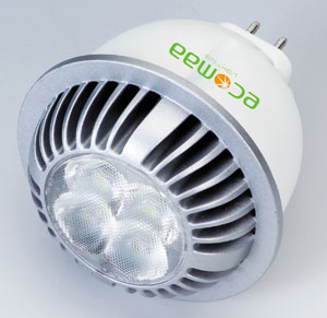 Ecomaa Lighting`s LED lamps boast longevity of 30,000 hours and eco friendliness.