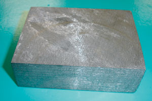 Prototype of Dr. Huang`s high-performance composite thermal substrate.