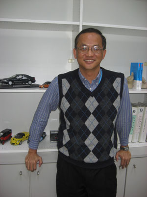 Recently promoted deputy director of MSL James Wang in his new office.