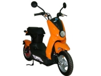 The LiFePO4-battery e-scooter made by Free Power.