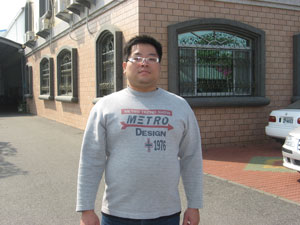 Joe Lin, sales manager of Yichin.