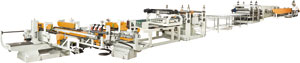 XPS plank/board making machine produced by Poly.