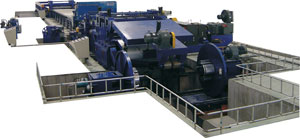Cut to length machine produced by Jang Wuel.