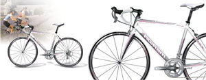 Merida`s latest high-level woman`s road bike model, the Road Juliet.