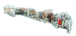 Sheet extrusion line developed by Leader.
