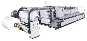 High-speed precision dual rotary sheeter.