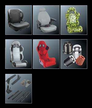 Auto-accessory makers in Tiantai and Wenzhou cities of Zhejiang Province currently produce mainly small in-car decorative handicraft items such as seat covers, cushions, racing seats, and power chairs, among others.
