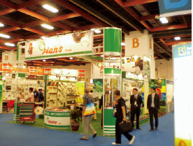 Sound Han`s booth is one of the biggest at THS 2009.
