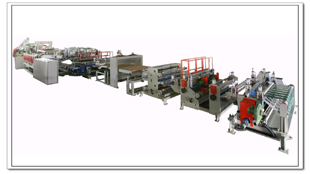 The optical sheet extrusion line from Leader.