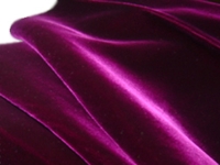 Purple is a popular color to highlight the noble and elegant texture of velvet.