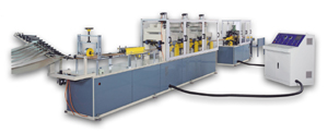 Edge protector making machine produced by Career.