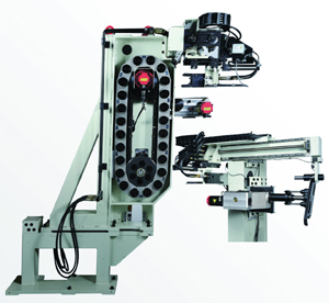 The auto tool change system developed by Sanjet is especially designed for lathe/mill complex machines.
