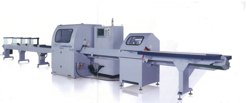 Carpenter Machinery’s SC-230 locates optimal cutting based on parameters entered by users. 