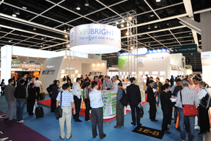 The spring lighting fair attracted 45% more exhibitors this year than last. 
