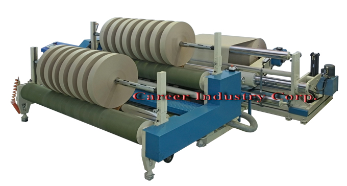 Career’s slitting and rewinding machines offers both dual/single rewinding-shaft models.