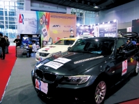 In-car infotainment systems displayed in the 2012 Guangzhou International Auto Parts and Accessories Exhibition 
(Auto Guangzhou).