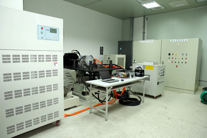 The EV powertrain module test bed at ARTC`s new EMC lab.