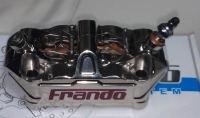 Che Li Wu globally markets its high-end forged brake calipers under the 'Frando' brand.