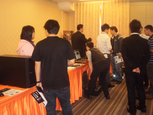 Computer-aided solutions for casting and stamping shown at the seminar attract ample onlookers.