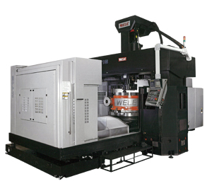 Wele’s MT-16 bridge-type multi-milling-turning machining center.