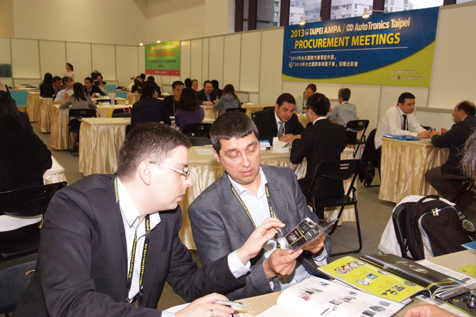 Show organizer TAITRA holds hundreds of “One-on-One Procurement Meetings”.