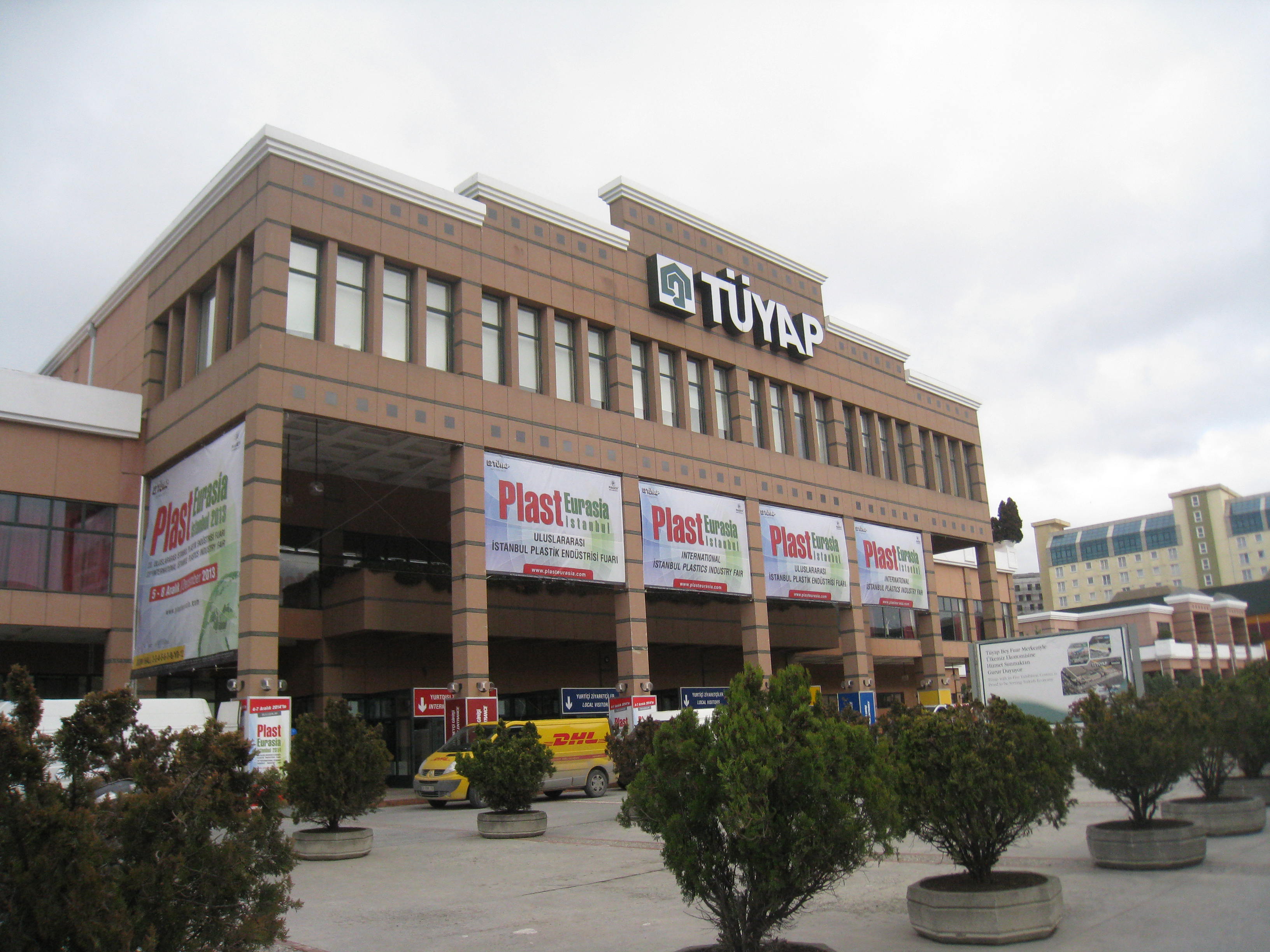 The main exhibition building of Plast Eurasia Istanbul.