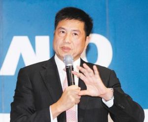 AUO's president Paul Peng.