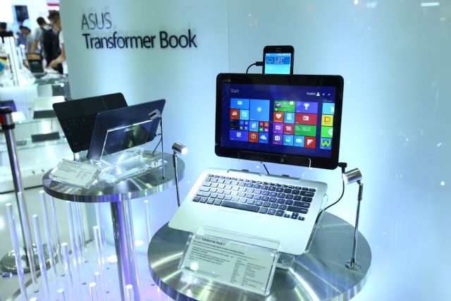 Asus' Transformer Book V features five functions.