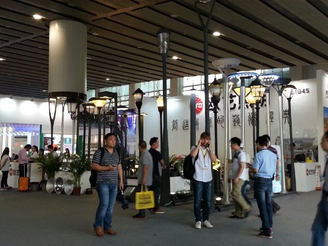 Chinese lighting exhibitors have steadily grown in number at the exhibition.