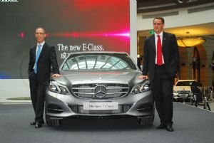 Eckart Mayer, president & CEO of Mercedes-Benz Taiwan. Mercedes-Benz was the top brand in Taiwan's imported luxury-car segment for the fifth consecutive year in 2013 and is expected to extend its reign this year. (Photo from UDN)