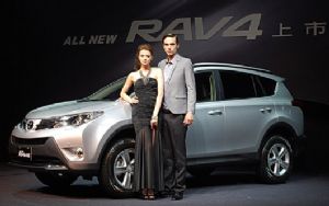 Hot sales of imported Toyota RAV4 SUVs have encouraged local agent Hotai to introduce more such models to the Taiwan market. (photo courtesy UDN)