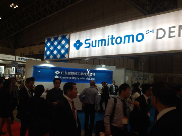 Sumitomo Heavy Industries attracted a constant influx of visitors interested in its machines and technology.