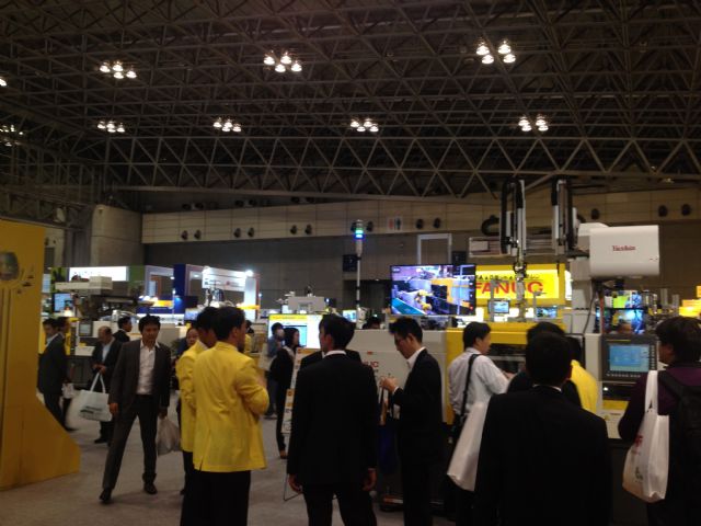 Fanuc was the most impressive exhibitor of robots at the show.