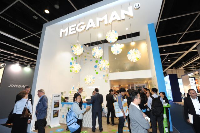 Megaman exhibited a series of smart lighting solutions at the 2014 show.